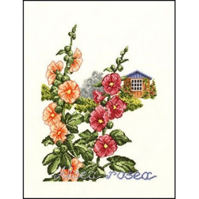 House and flowers Набор для вышивания Eva Rosenstand 12-302