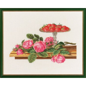 Roses and strawberries Набор для вышивания Eva Rosenstand 14-269
