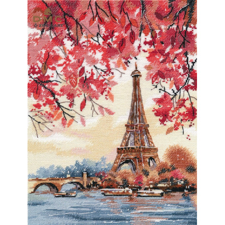 Романтика Парижа Набір для вишивання хрестиком Овен 1373о фото