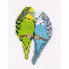 Папужки Набір для вишивання хрестиком Овен 1396о фото