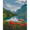 Красота Норвегии Картина по номерам Идейка холст на подрамнике 40x50см КНО2256