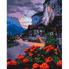 Лето в Швейцарии Картина по номерам Идейка холст на подрамнике 40x50см КНО2262