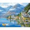 Австрийский пейзаж Картина по номерам Идейка холст на подрамнике 40x50см КНО2143