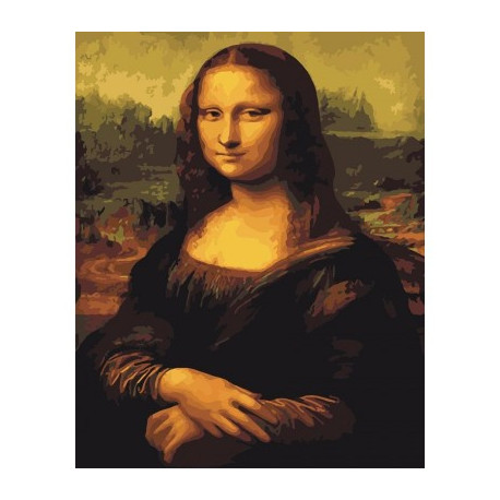 Мона Ліза BrushMe полотно на підрамнику 40x50см BS241 фото