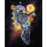 Космический жонглер BrushMe холст на подрамнике 40x50см GX34813
