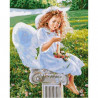 Маленький ангел BrushMe холст на подрамнике 40x50см GX31186