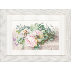 Набор для вышивания Lanarte PN-0147588 Still life with peonies and morning glory