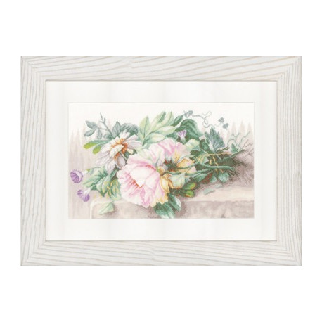 Набор для вышивания Lanarte PN-0147588 Still life with peonies