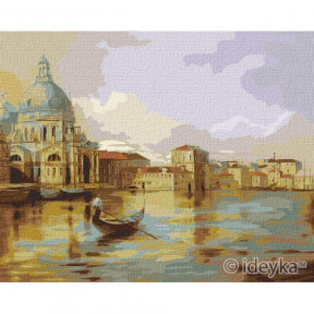 Гранд канал Венеції ©Ira Volkova Картина за номерами Ідейка полотно на підрамнику 40x50см КНО3591