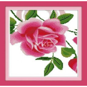 Роза Набор для вышивания крестом с печатью на ткани NKF G 052