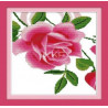 Роза Набор для вышивания крестом с печатью на ткани NKF G 052
