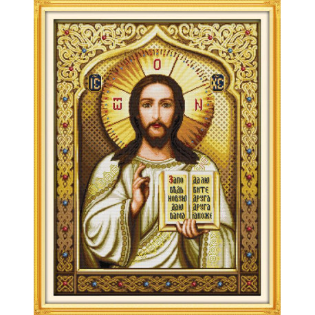 Иисус Набор для вышивания крестом с печатью на ткани NKF R 3182