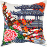 Японский сад Набор для вышивки подушки Чарівниця V-334 фото