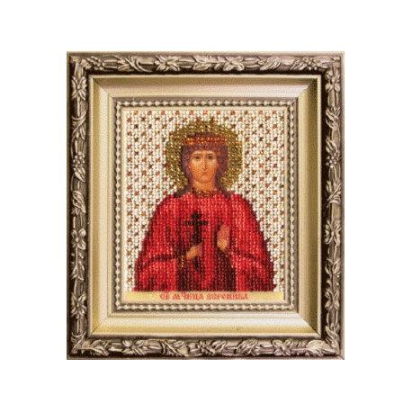 Набір для вишивання бісером Б-1215 Ікона Св.Мч.Веронікі фото