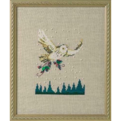 Winter Owl / Зимова сова Nora Corbett Схема для вишивання