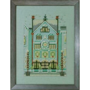The Clockmakers House / Дом часовщика Nora Corbett Схема для вышивания крестом NC284