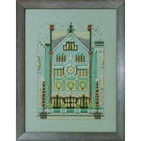The Clockmaker's House / Дом часовщика Nora Corbett Схема для вышивания крестом NC284