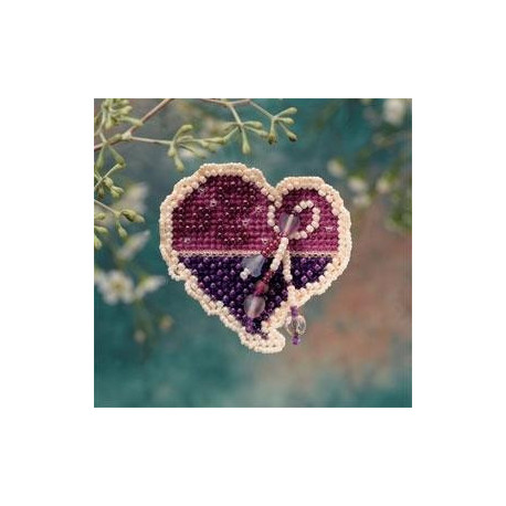 Ювелирное сердце Mill Hill Набор для вышивания крестом MH186104