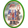 Санта с можжевельником Mill Hill Набор для вышивания крестом MHNS1