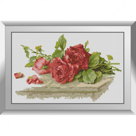 Набір алмазного живопису Dream Art Червоні троянди 31582D фото