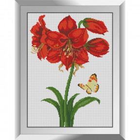 Набор алмазной живописи Dream Art Бабочка у лилии 31615D