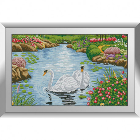 Набор алмазной живописи Dream Art Лебединое озеро 31624D фото