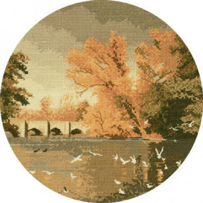 Autumn Reflections Набор для вышивания крестом Heritage Crafts H397