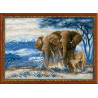 Набір для вишивки хрестиком Ріоліс 1 144 Слони в Савані фото
