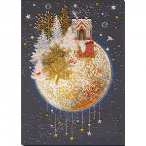 Рождественская сказка Набор для вышивки бисером Абрис Арт АВ-829