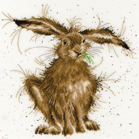 Набор для вышивания крестом Hare Brained Заяц Bothy Threads фото