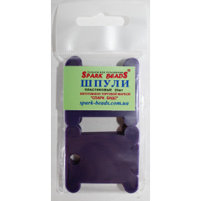 Шпули пластиковые для мулине (20шт), цвет-фиолетовый БП4