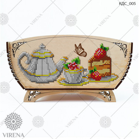 Набор для изготовления деревянной корзины для вкусностей VIRENA КДС_005