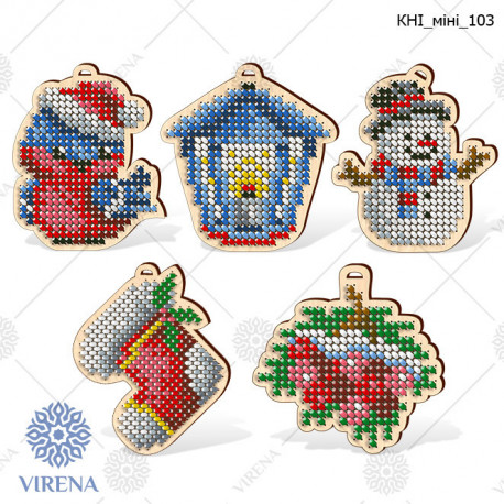 Набір для виготовлення новорічних іграшок VIRENA КНИ_мини_103
