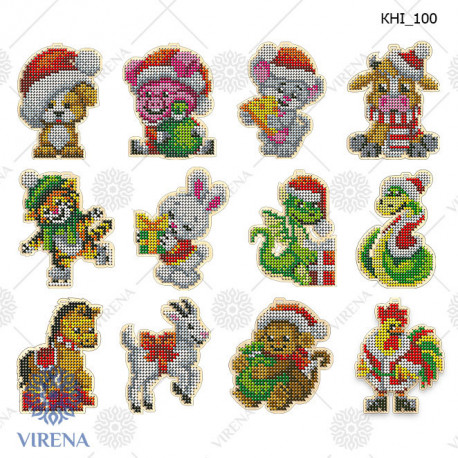 Набір для виготовлення новорічних іграшок VIRENA КНИ_100 фото