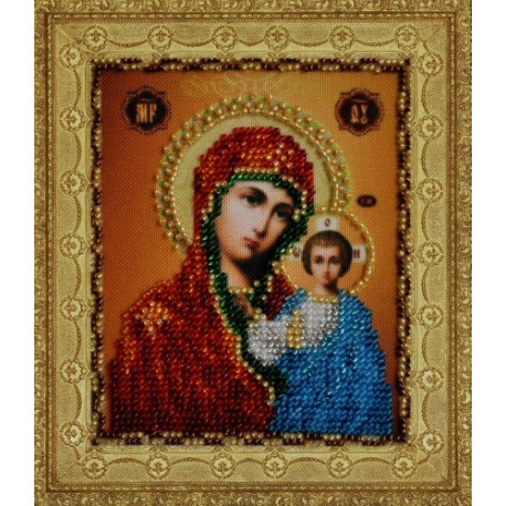 Набір для вишивання Картини Бісером Р-113 Ікона Божої Матері.