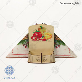 Деревянная салфетница для вышивки бисером VIRENA Салфетница_204