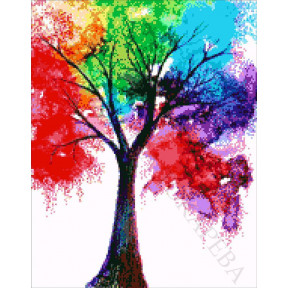 Радужное дерево Набор для вышивания бисером ТМ АЛЕКСАНДРА ТОКАРЕВА 49-980-НР