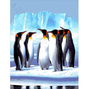 Пингвины Набор для вышивания бисером ТМ АЛЕКСАНДРА ТОКАРЕВА 30-2760-НП