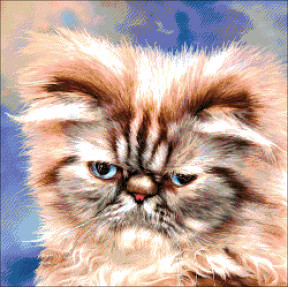 Персидский кот Набор для вышивания бисером ТМ АЛЕКСАНДРА ТОКАРЕВА 42-2116-НП