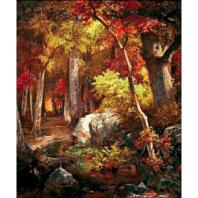 Осенний лес Набор для вышивания бисером ТМ АЛЕКСАНДРА ТОКАРЕВА 46-3111-НО