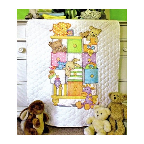 Набор для вышивания детского одеяла Dimensions 73537 Baby