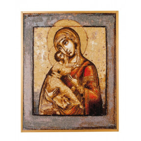 Владимирская икона Божией Матери Набор для вышивания бисером ТМ АЛЕКСАНДРА ТОКАРЕВА