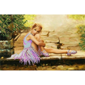 Юная балерина Схема для вышивки бисером Картины бисером S-031
