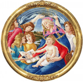 Мадонна Магнификат 1481 г. набор для вышивки Золотое Руно МК-065