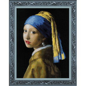 Девушка с жемчужной сережкой Набор для вышивания крестом Риолис v100/063