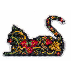 Магнит.Кошка Набор для вышивки крестом Овен 1450