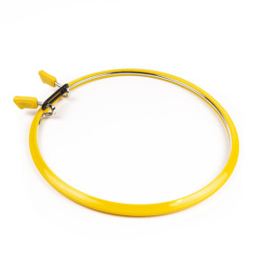 Пяльці Nurge (жовті) 160-1 пружинні для вишивання та штопки, діаметр 195 мм, 7,7 мм