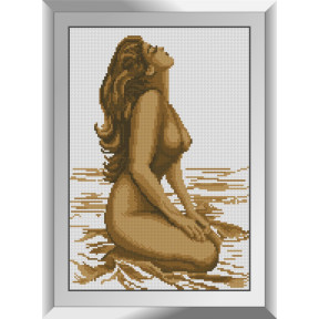 Девушка на пляже. Dream Art. Набор алмазной мозаики (квадратные, полная) 31659