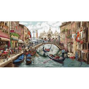 Венеція Набір для вишивання хрестиком Luca-S BU5003