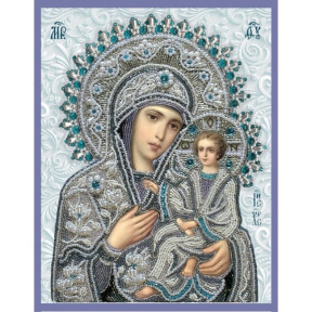 Икона Богородица Тихвинская Набор для вышивания бисером Изящное Рукоделие БП-154